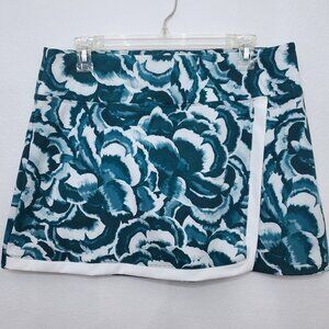 Tommy Bahama Racquet & Paddle Women’s Skort Flowers Green UPF 50 Size Large